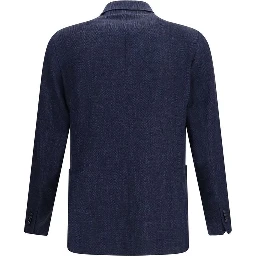 Blue Wool Oves Aries Blazer