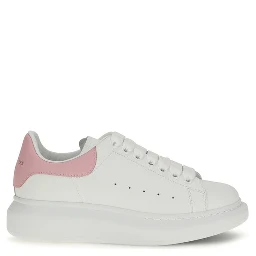 White Calf Leather Bos Taurus Chunky Sneakers