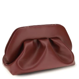 Bordeaux Vegan Leather Clutch Bag