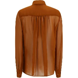 Brown Viscose Blouse