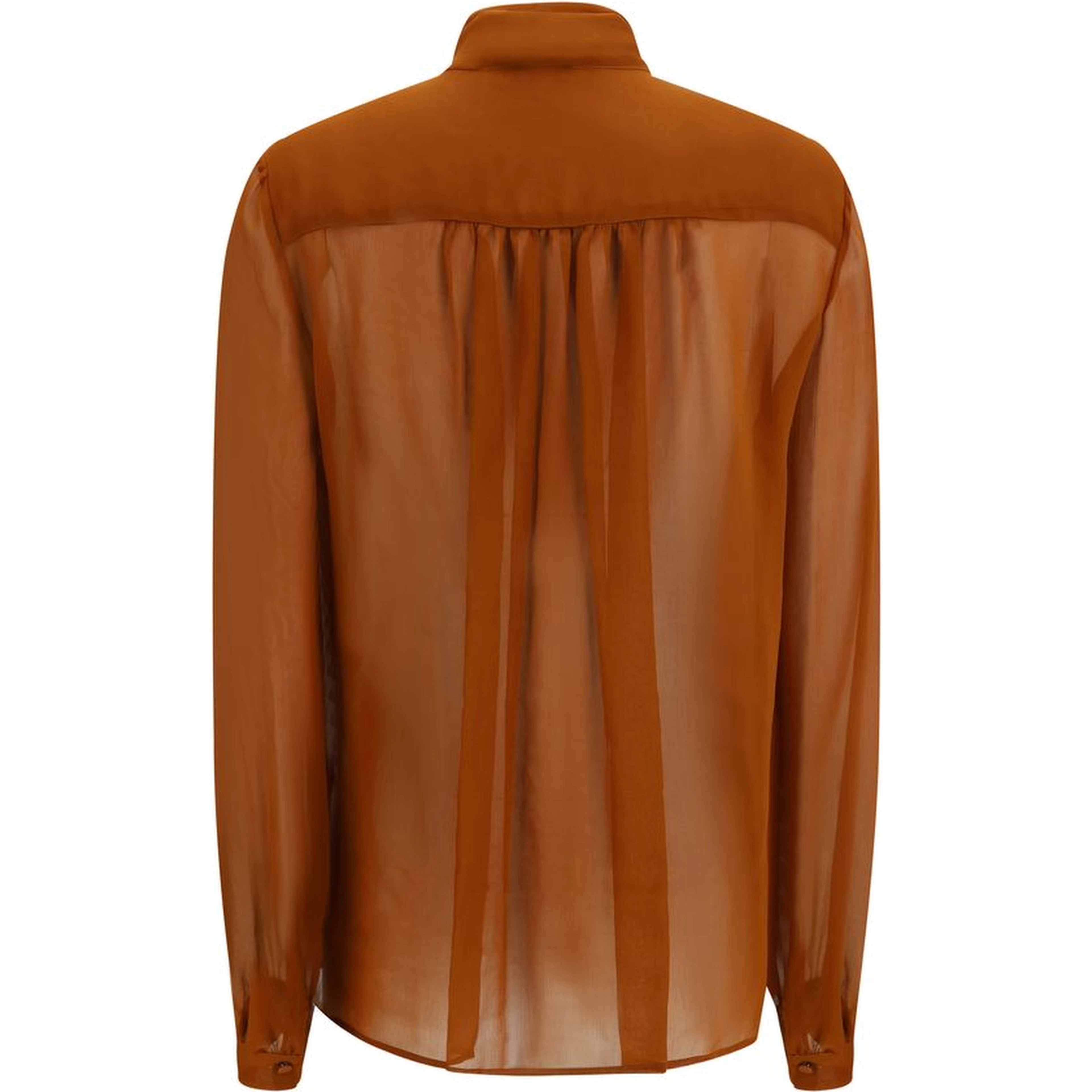 Brown Viscose Blouse