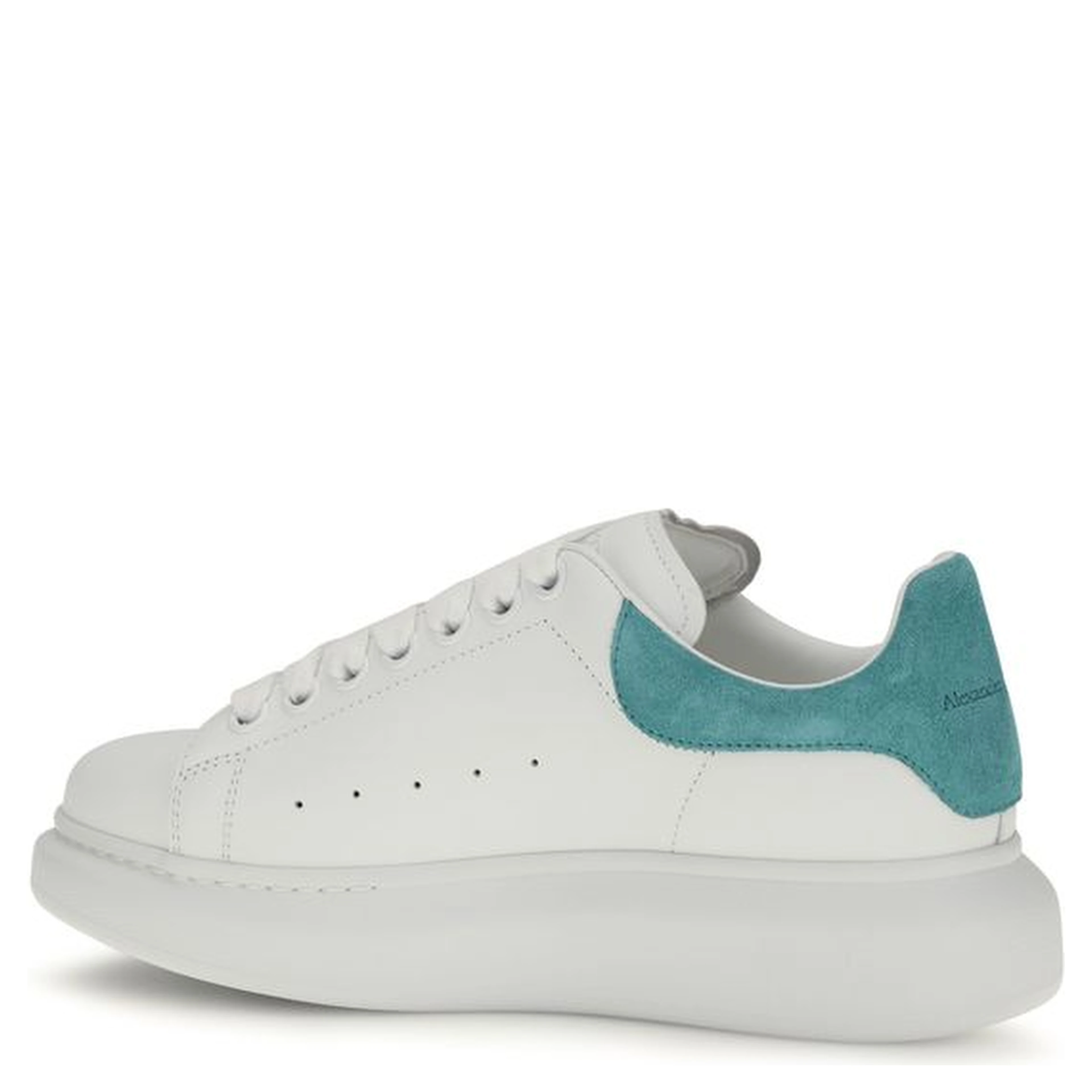 White Calf Leather Bos Taurus Chunky Sneakers