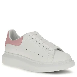 White Calf Leather Bos Taurus Chunky Sneakers