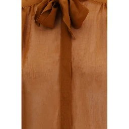 Brown Viscose Blouse