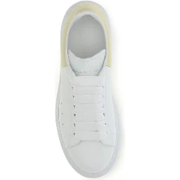 White Calf Leather Bos Taurus Chunky Sneakers