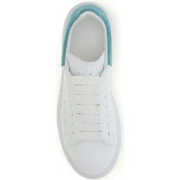 White Calf Leather Bos Taurus Chunky Sneakers