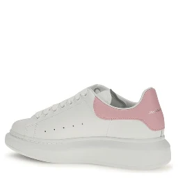 White Calf Leather Bos Taurus Chunky Sneakers