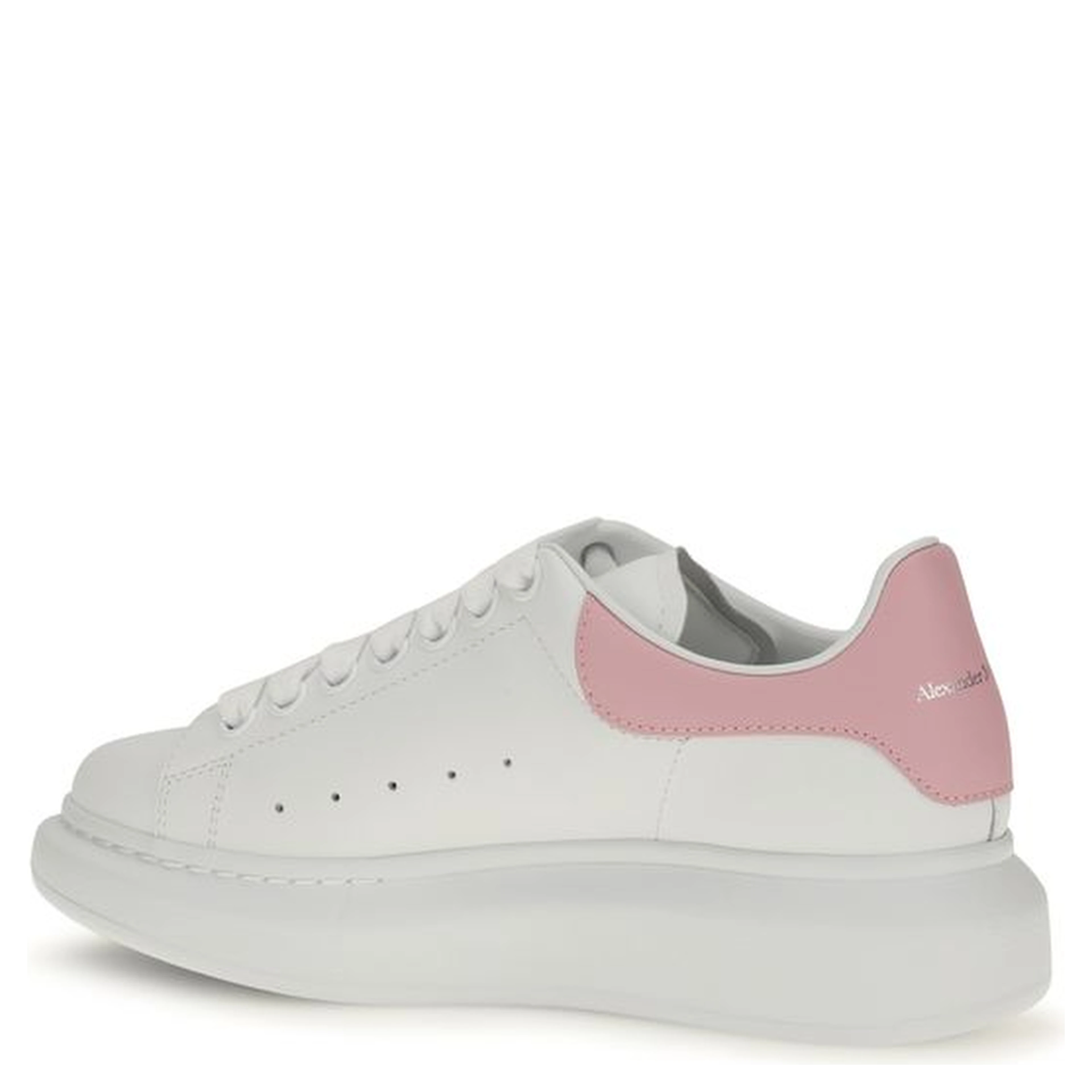 White Calf Leather Bos Taurus Chunky Sneakers
