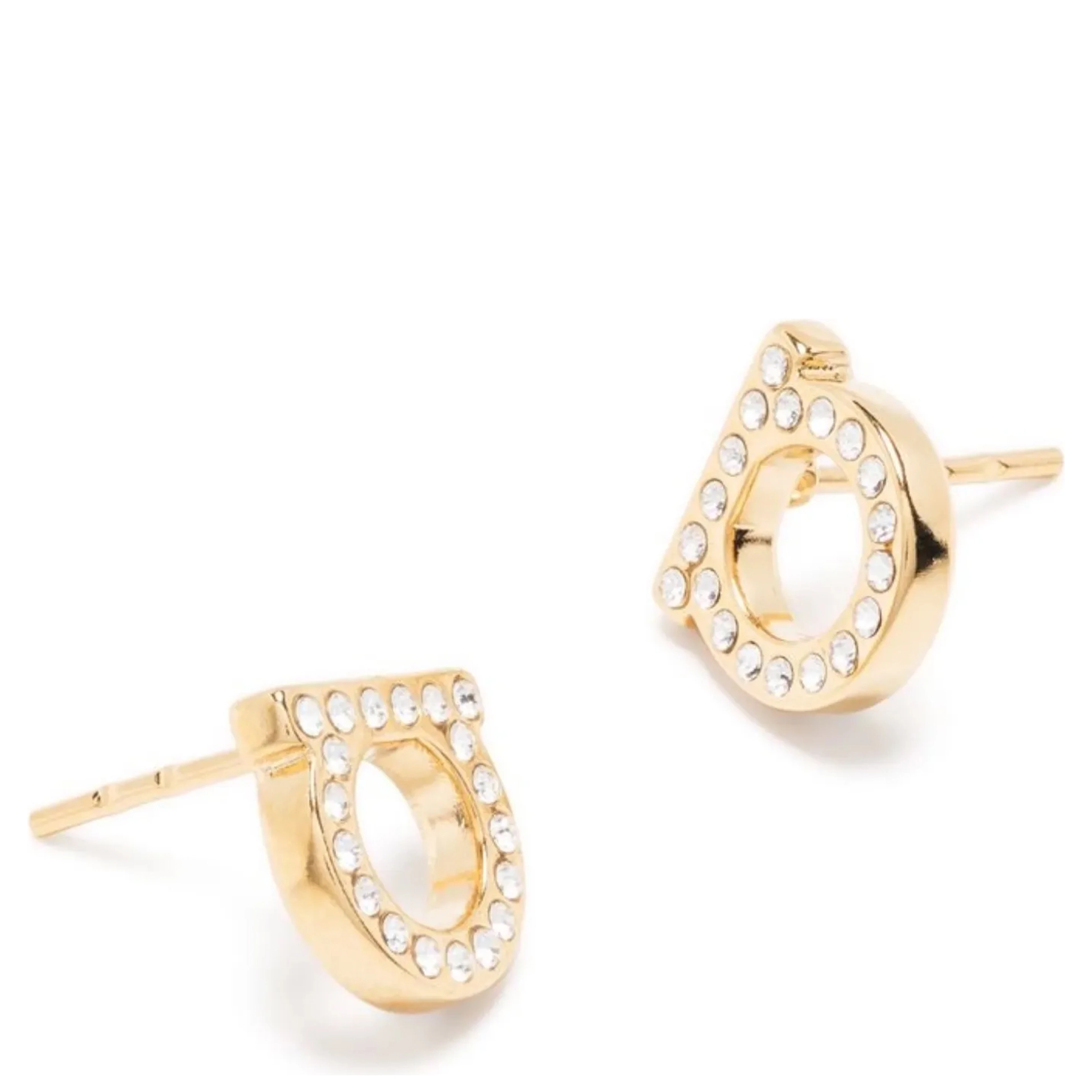 Gold Brass Earrings