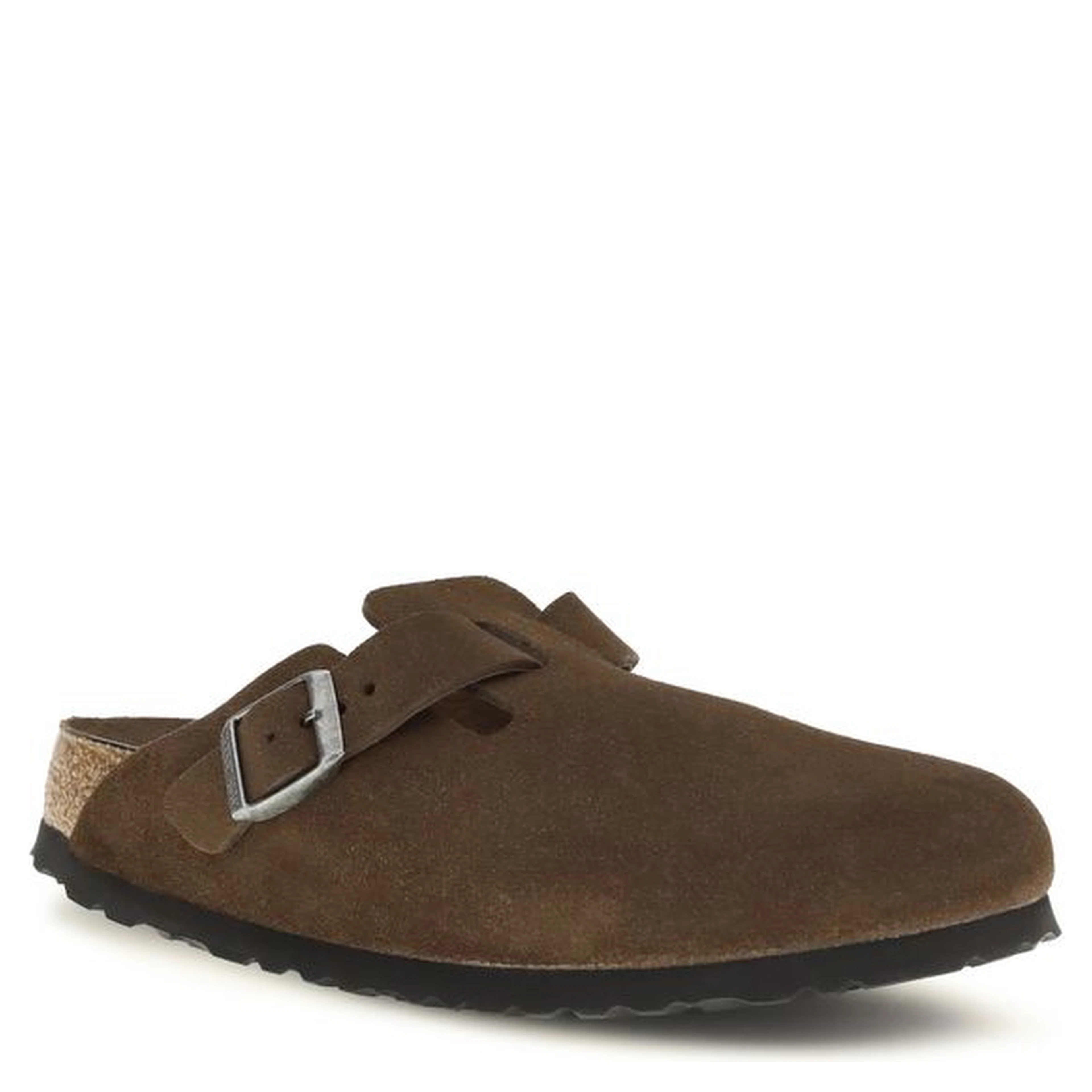 Brown Suede Leather Mules