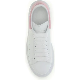 White Calf Leather Bos Taurus Chunky Sneakers
