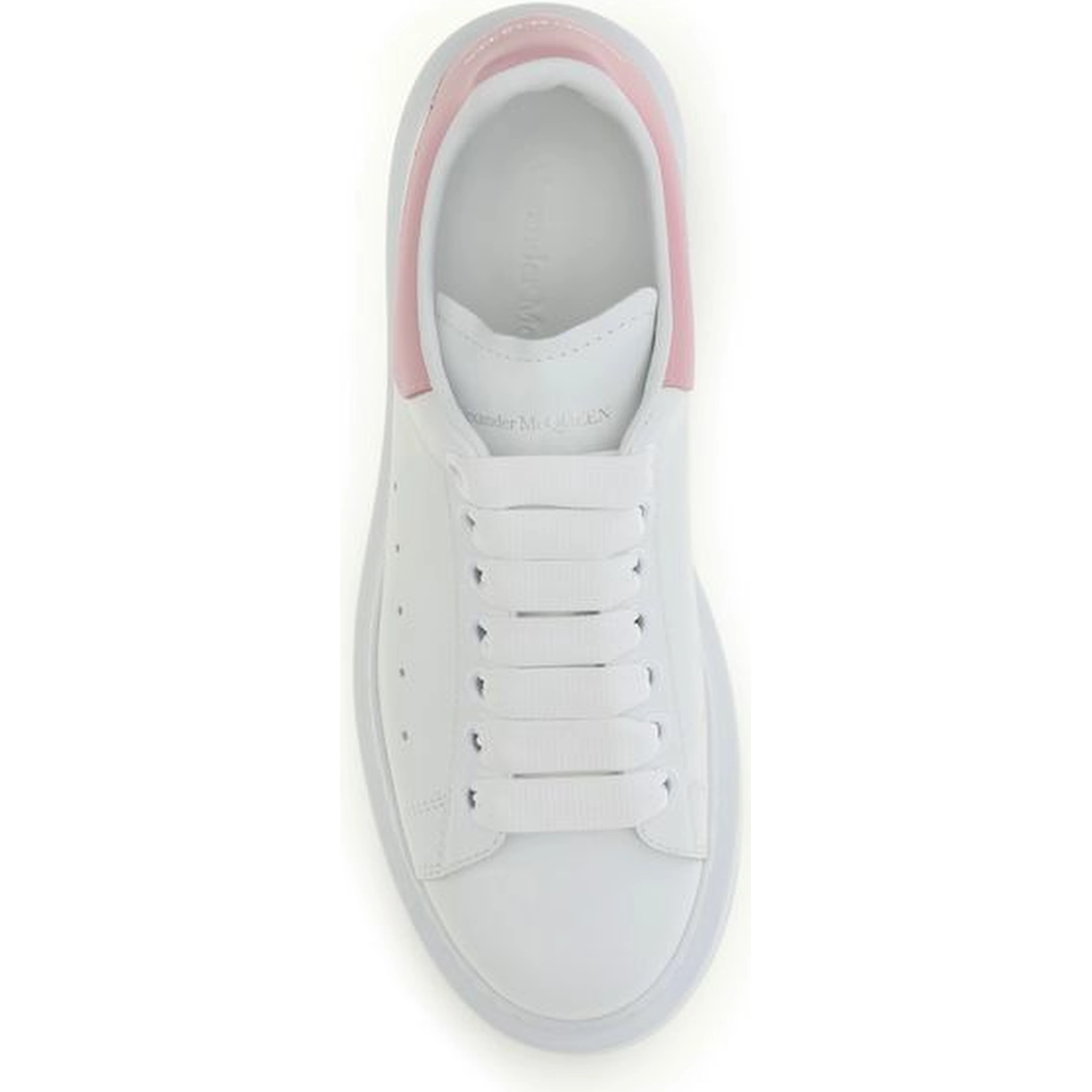 White Calf Leather Bos Taurus Chunky Sneakers