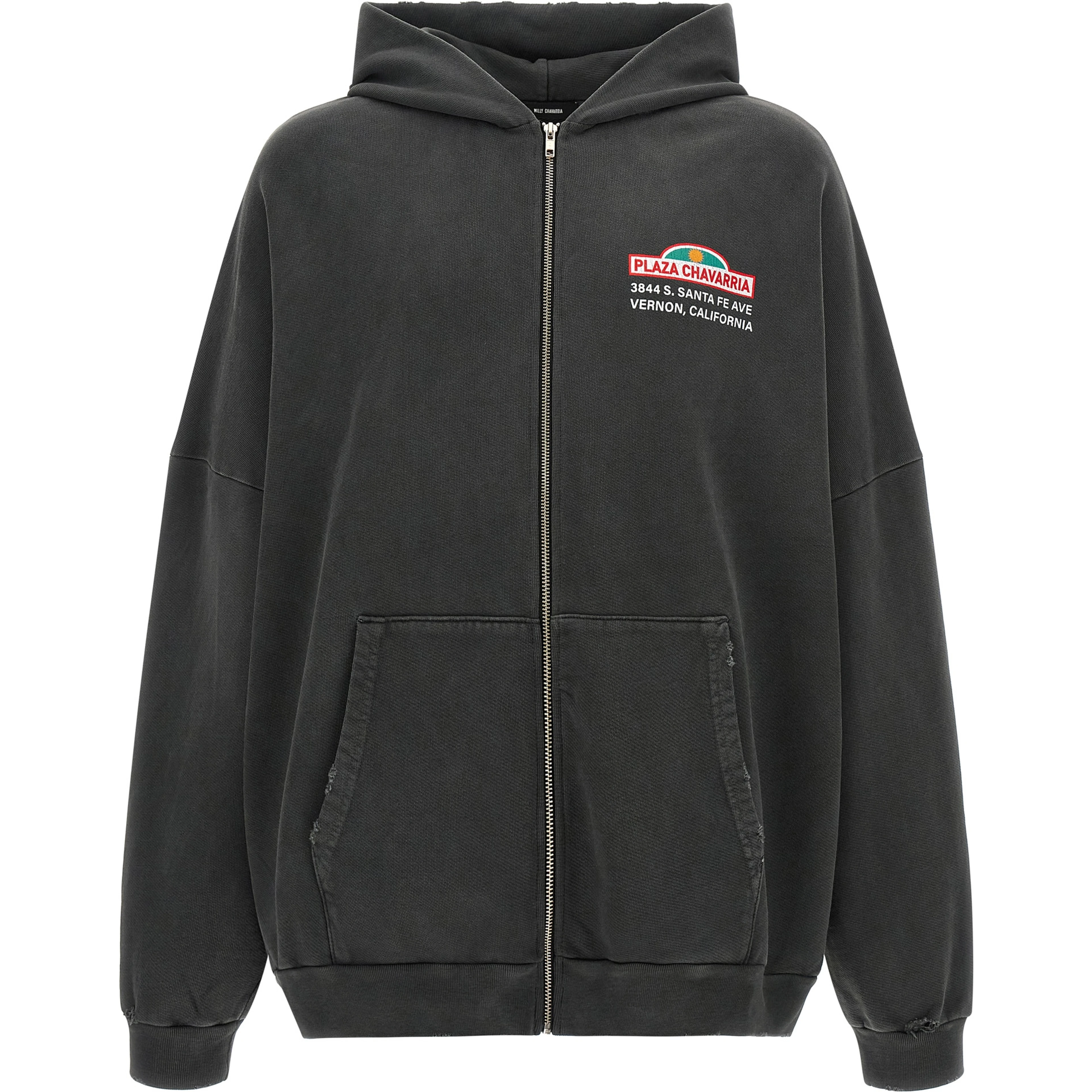 Black Cotton Sweatshirt