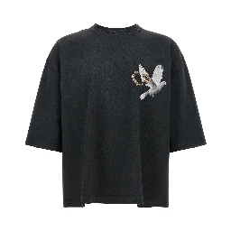 Black Cotton T-Shirt