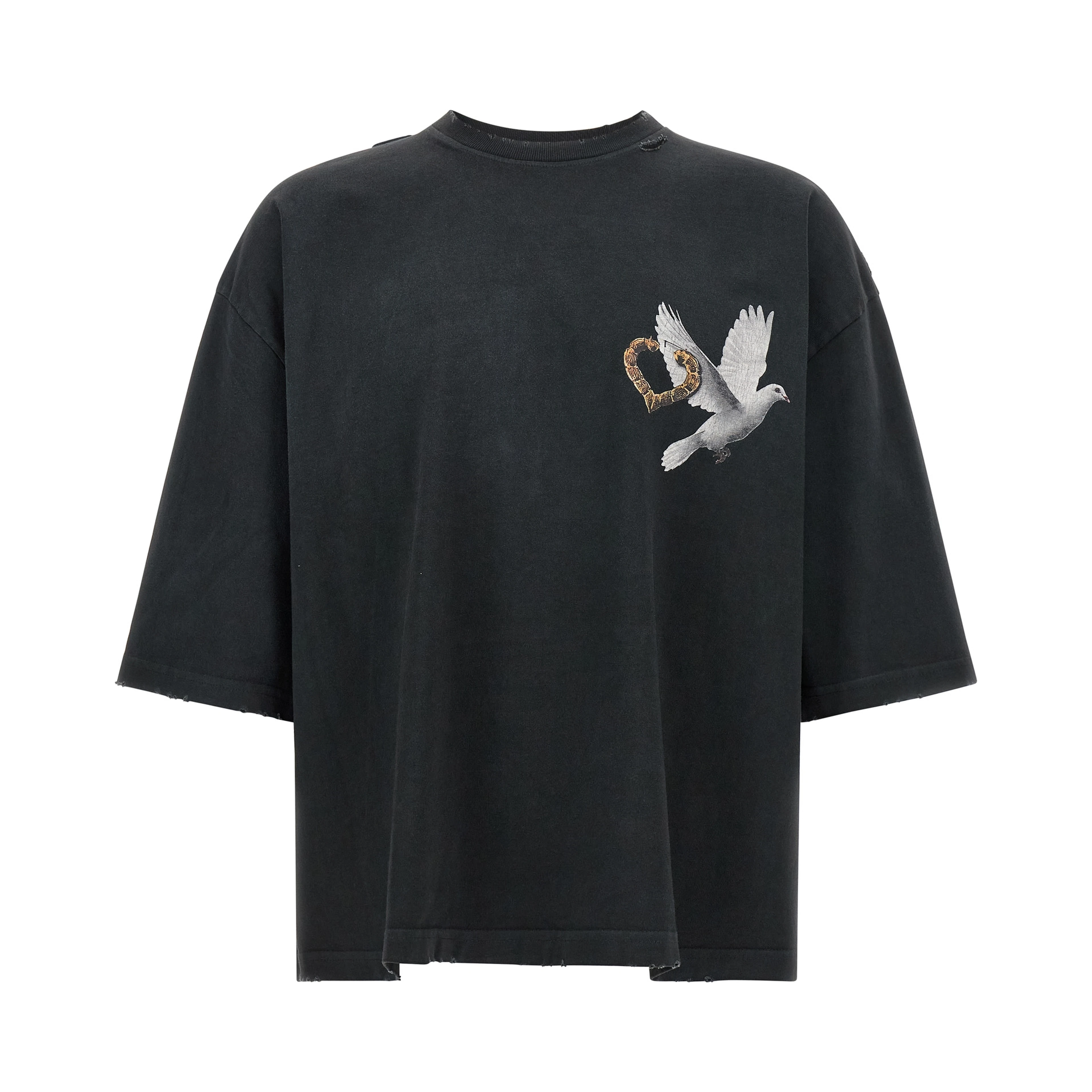 Black Cotton T-Shirt