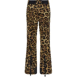 Multicolor Polyester Athletic Pants