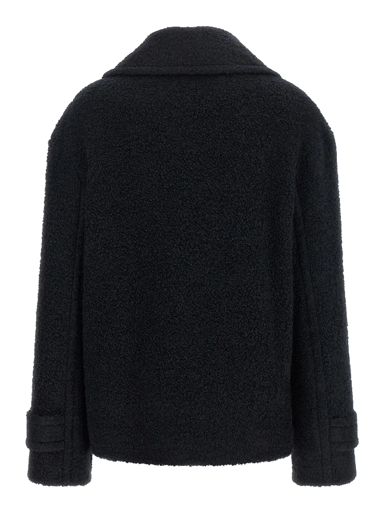 Blue Alpaca Leather Coat alternative