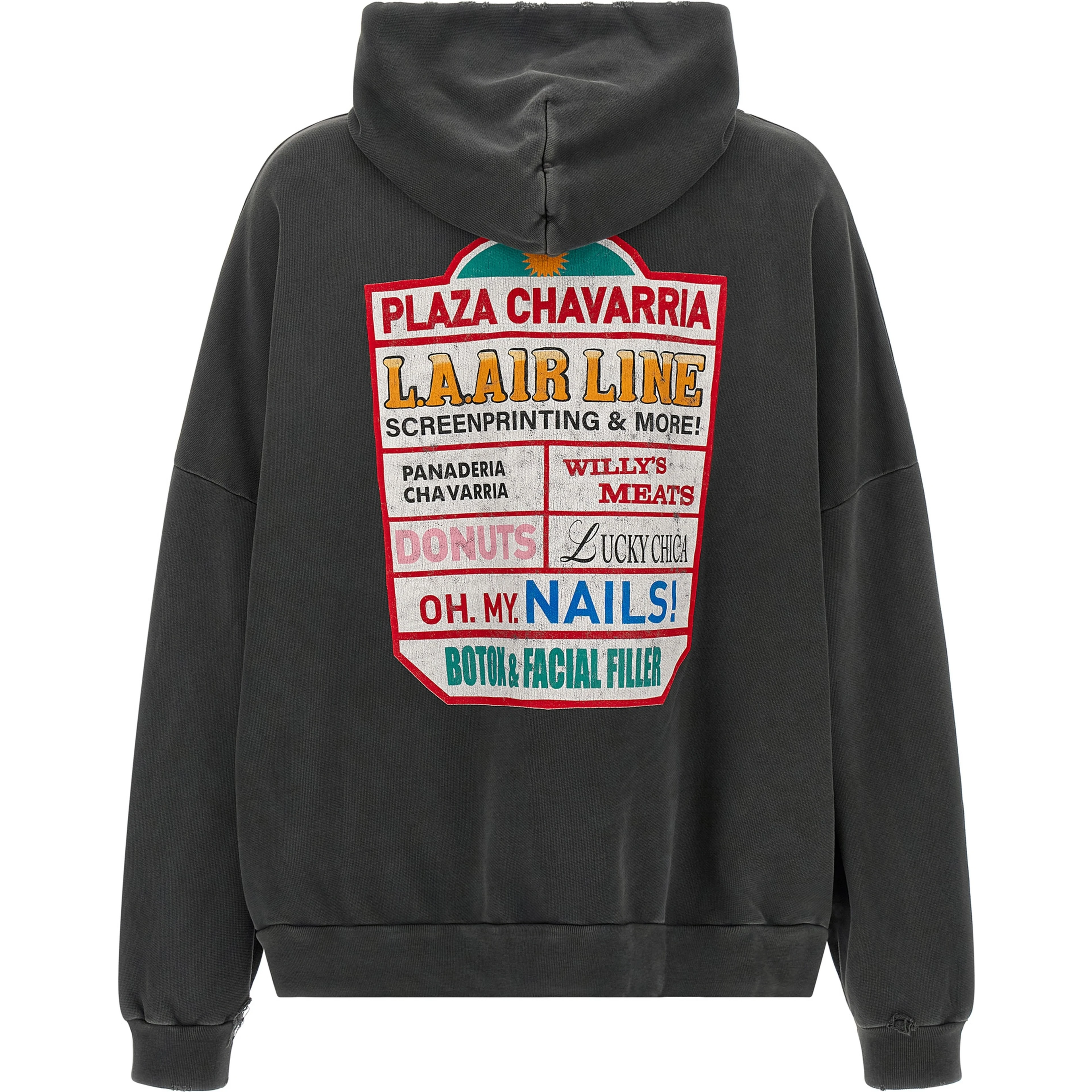 Black Cotton Sweatshirt