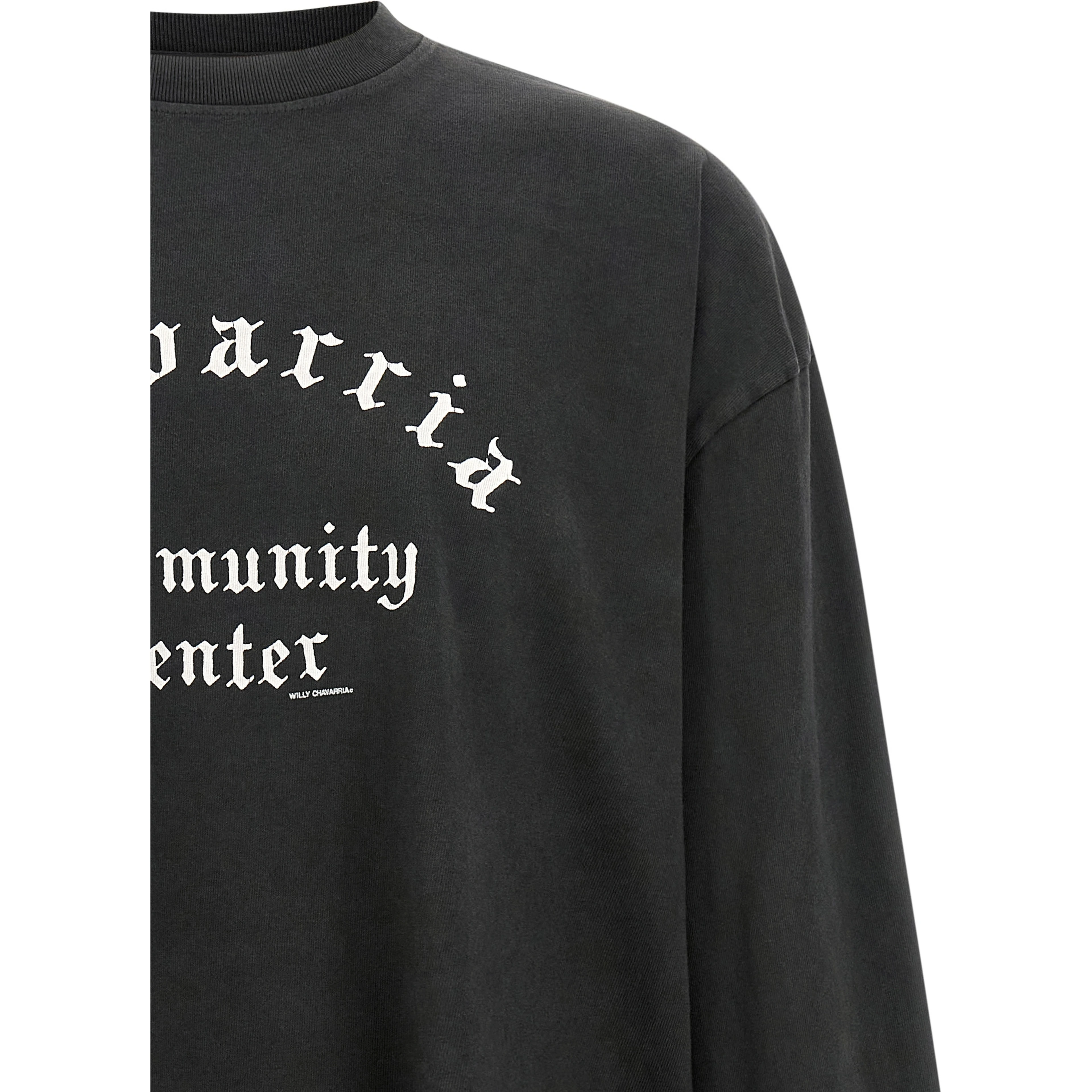 Black Cotton T-Shirt