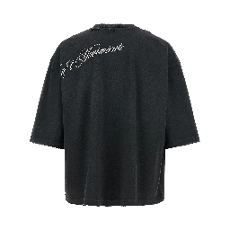 Black Cotton T-Shirt