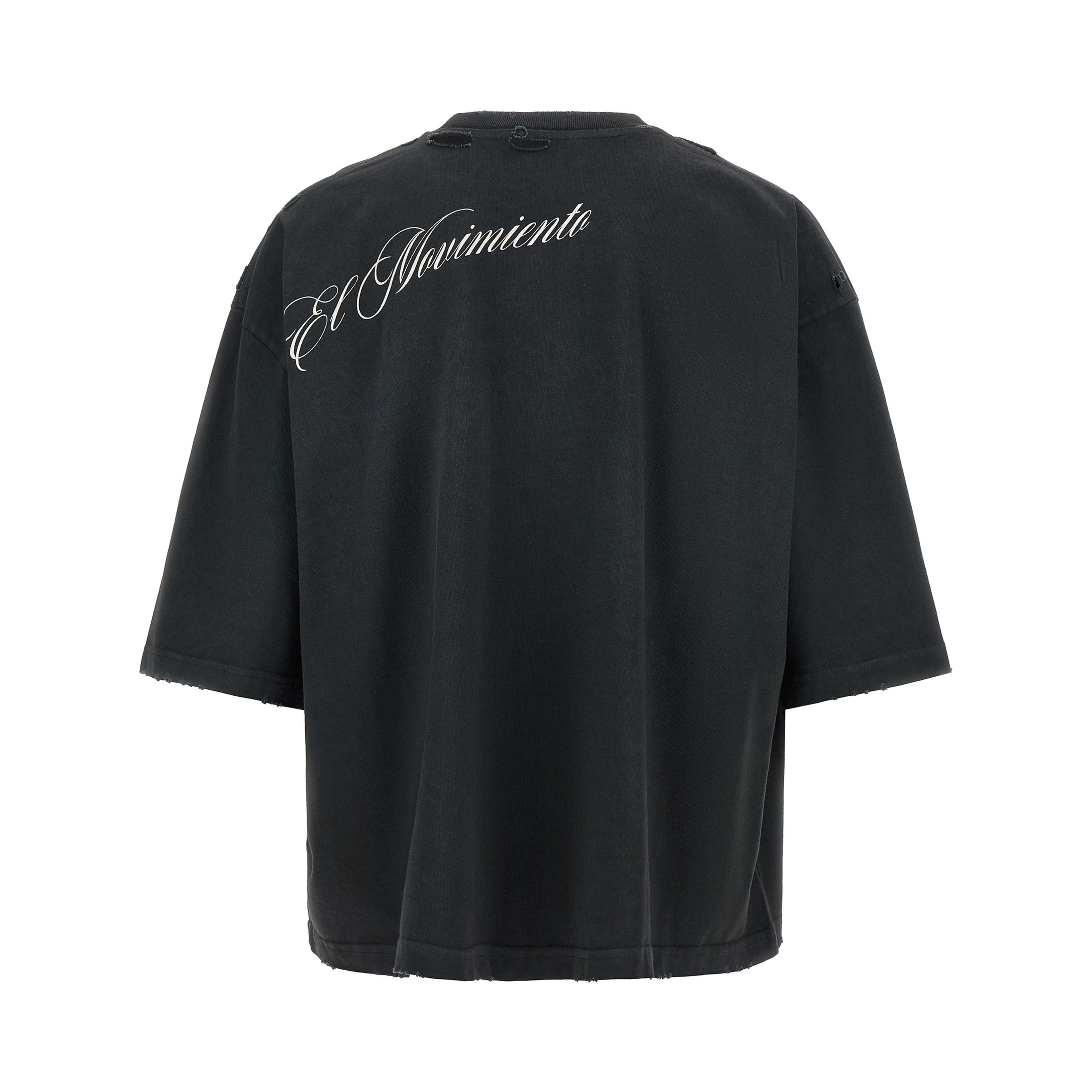 Black Cotton T-Shirt