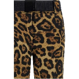 Multicolor Polyester Athletic Pants
