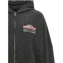 Black Cotton Sweatshirt