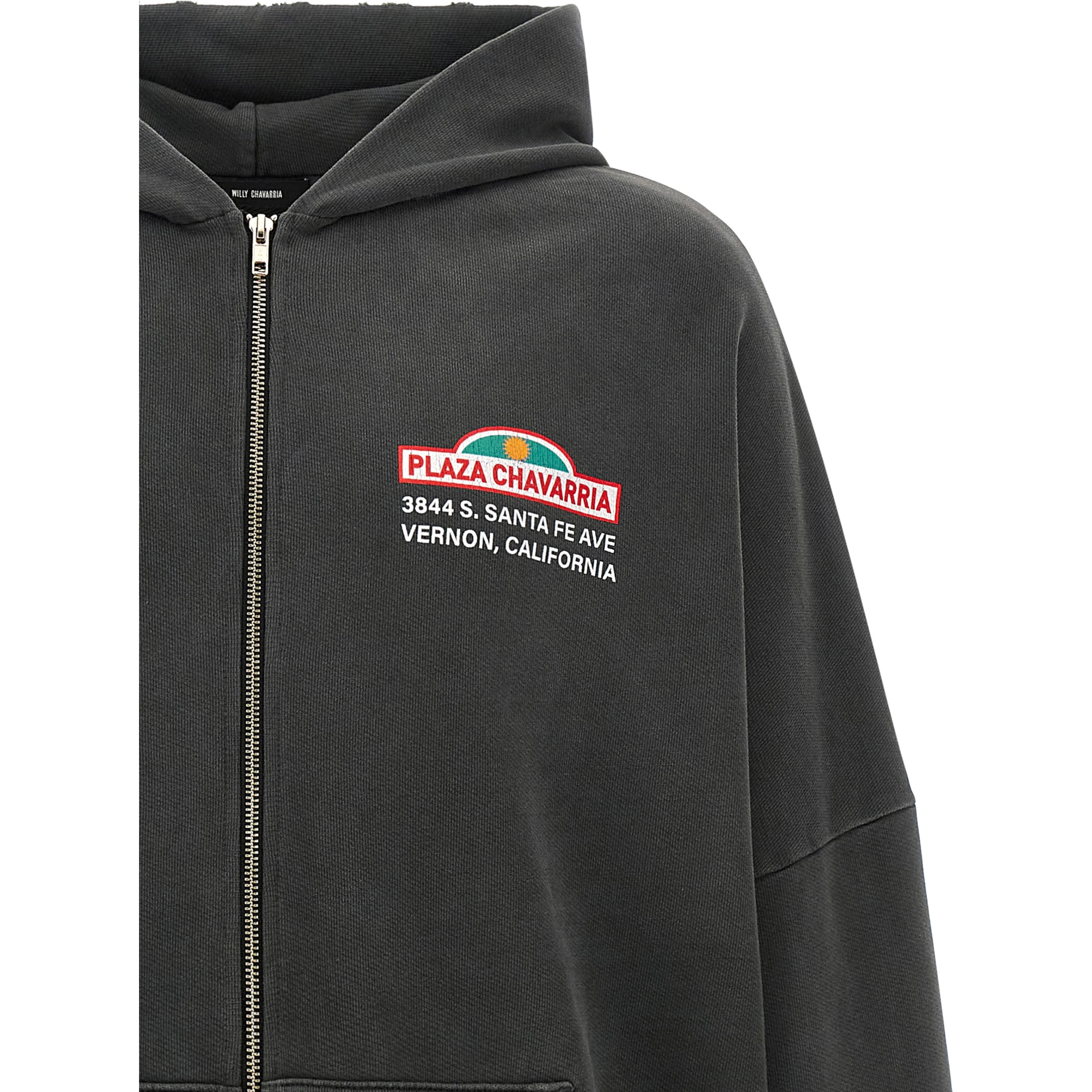 Black Cotton Sweatshirt