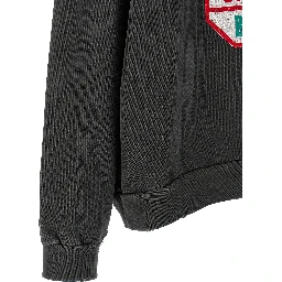 Black Cotton Sweatshirt