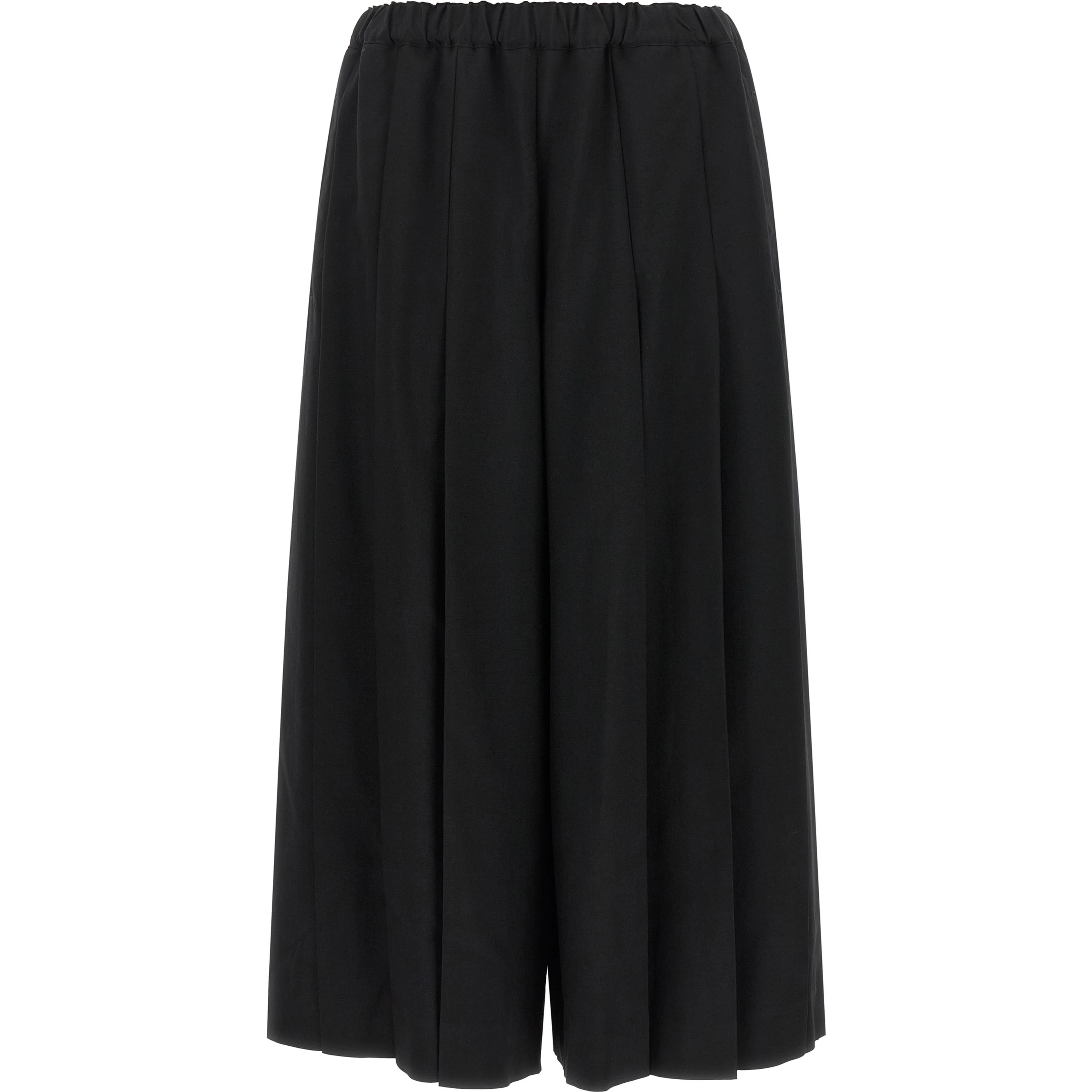 Black Wool Casual Pants