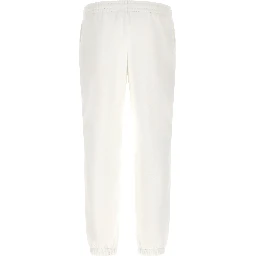 White Cotton Joggers (Workout Pants)