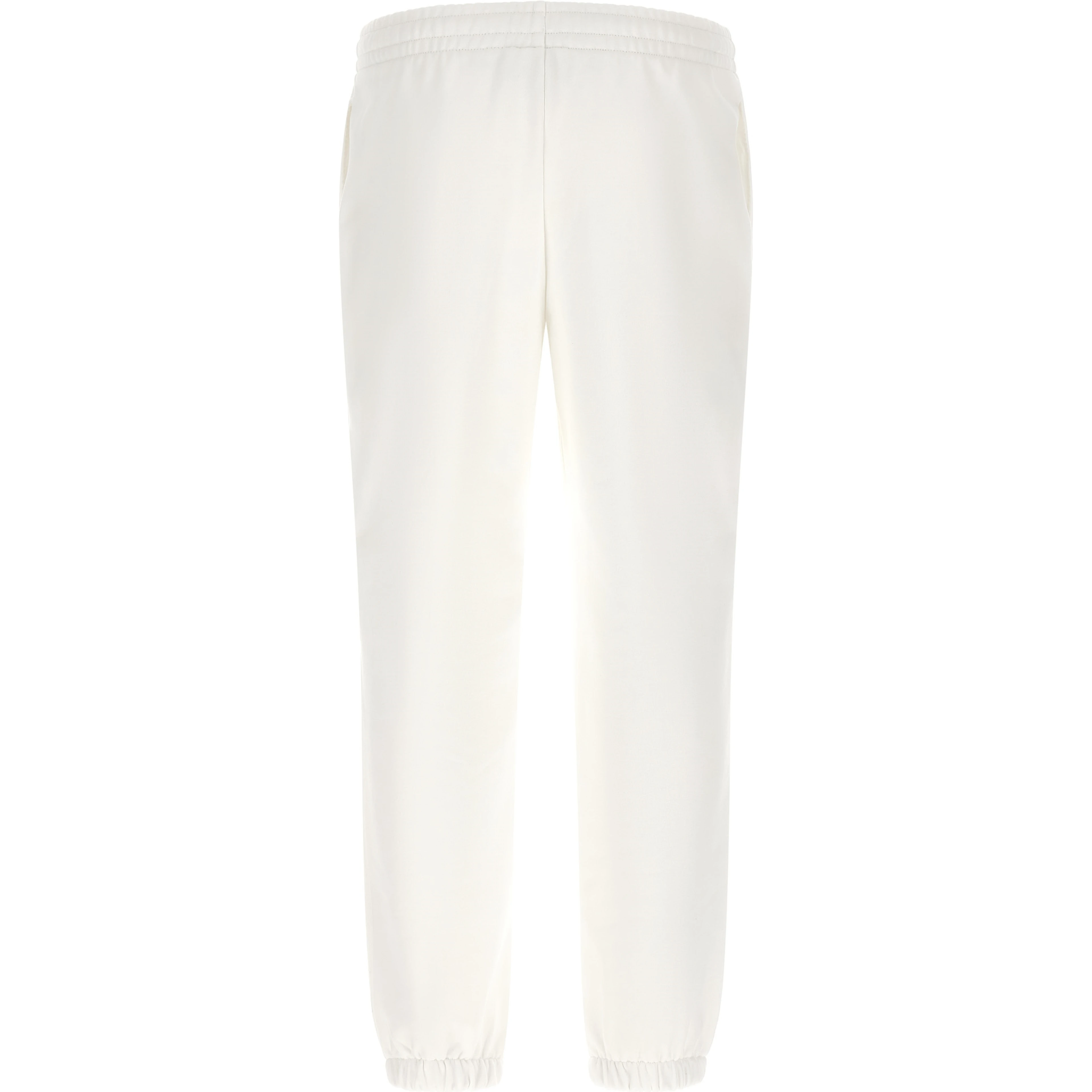 White Cotton Joggers (Workout Pants)