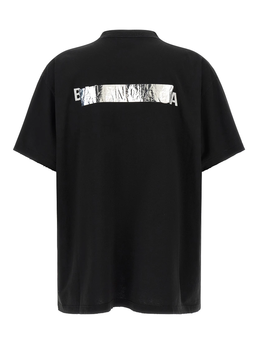 Black Cotton T-Shirt