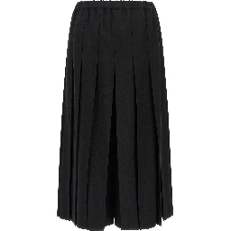 Black Wool Casual Pants