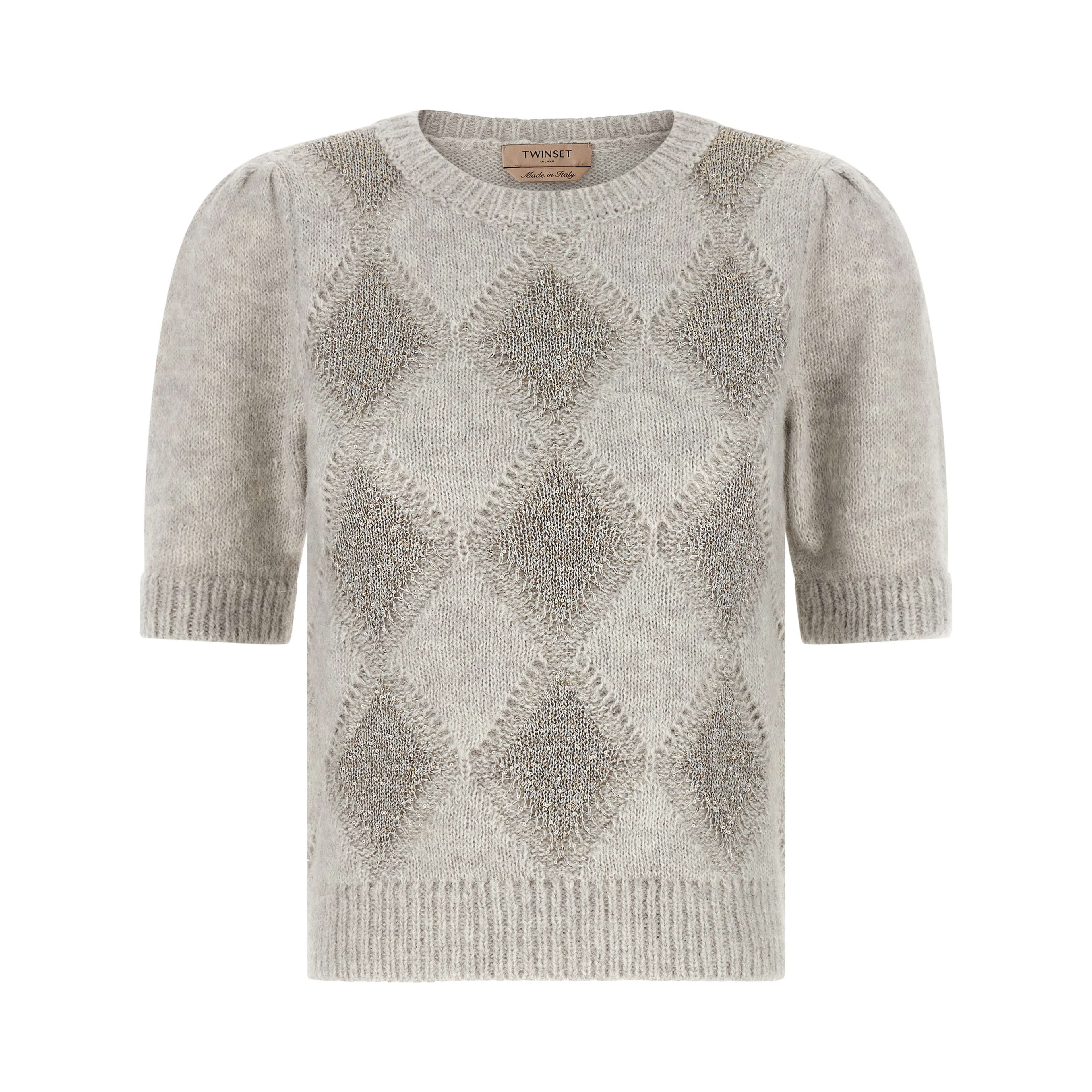 Gray Marabou Cardigan