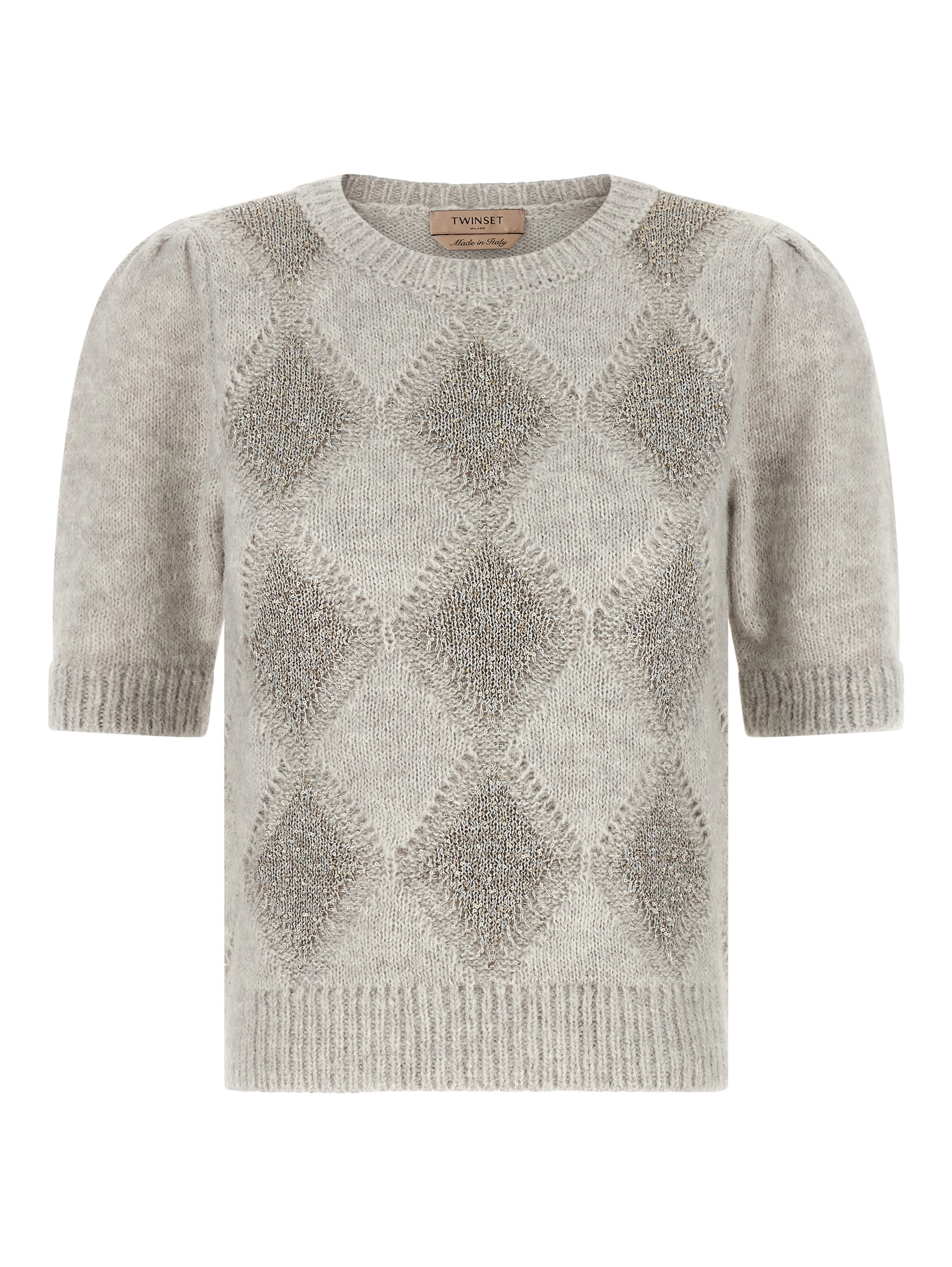 Gray Marabou Cardigan