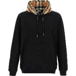 Black Cotton Sweatshirt