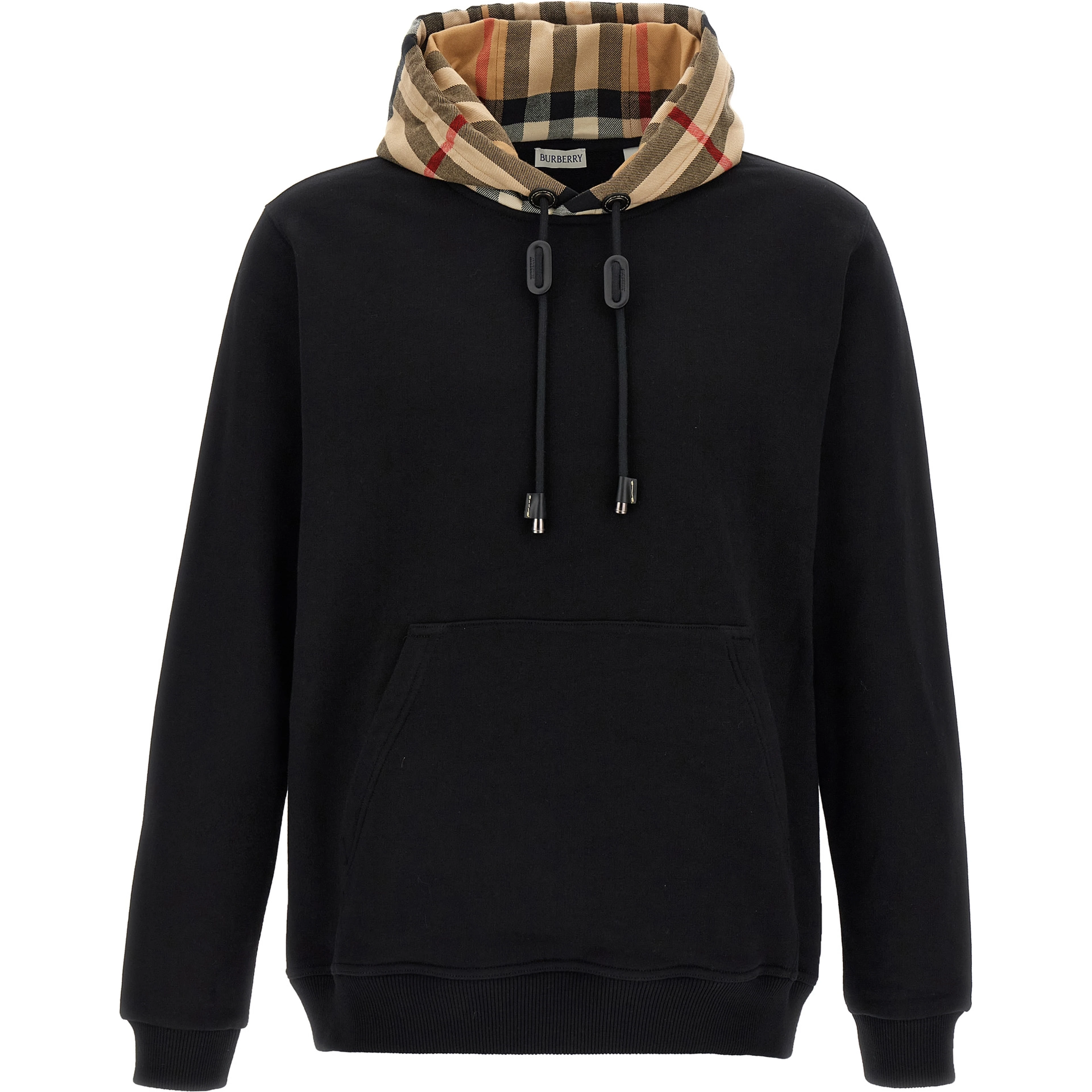 Black Cotton Sweatshirt