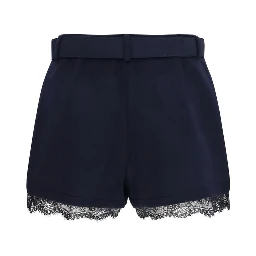 Blue Wool Oves Aries Bermuda Shorts