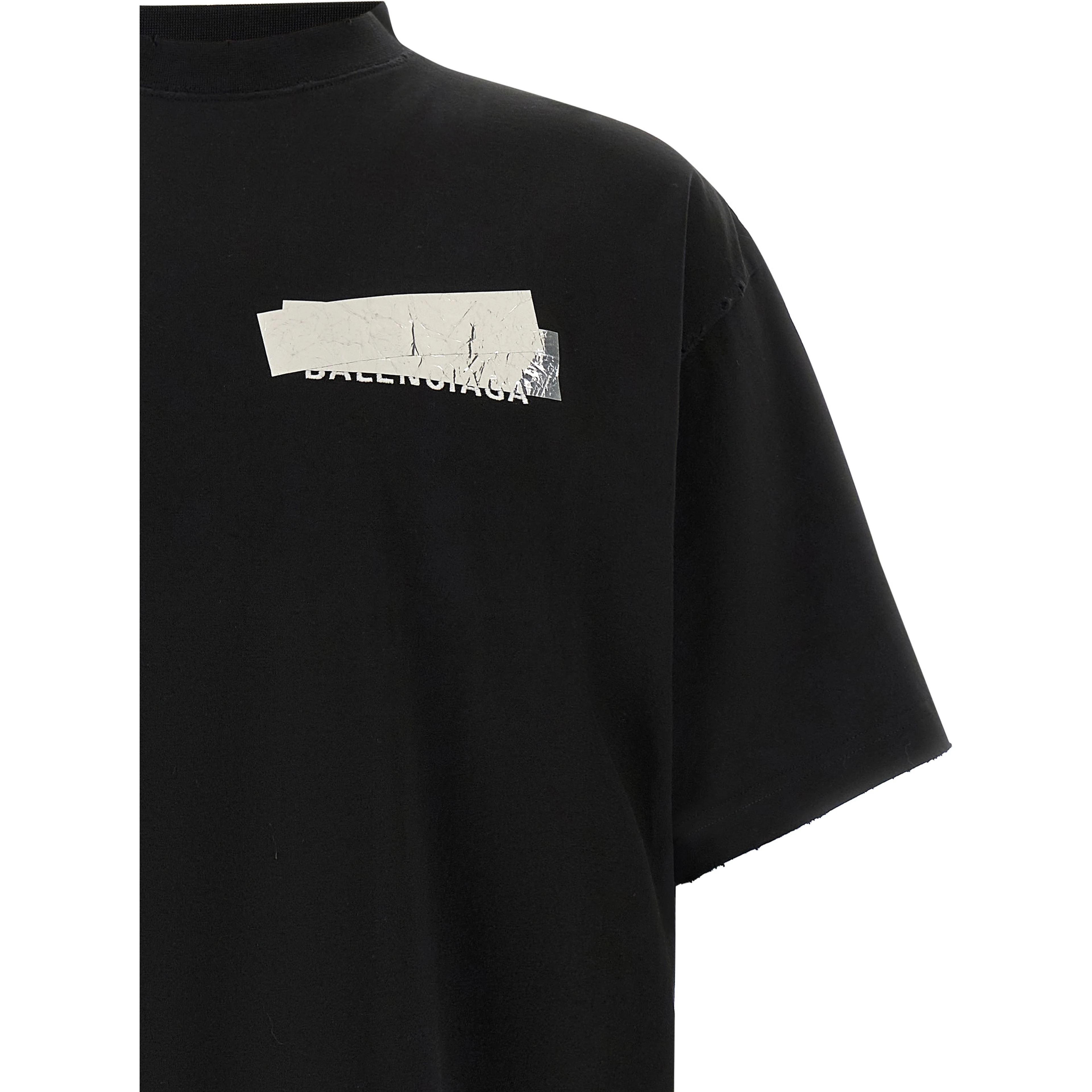 Black Cotton T-Shirt