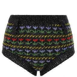 Gray Virgin Wool Bermuda Shorts