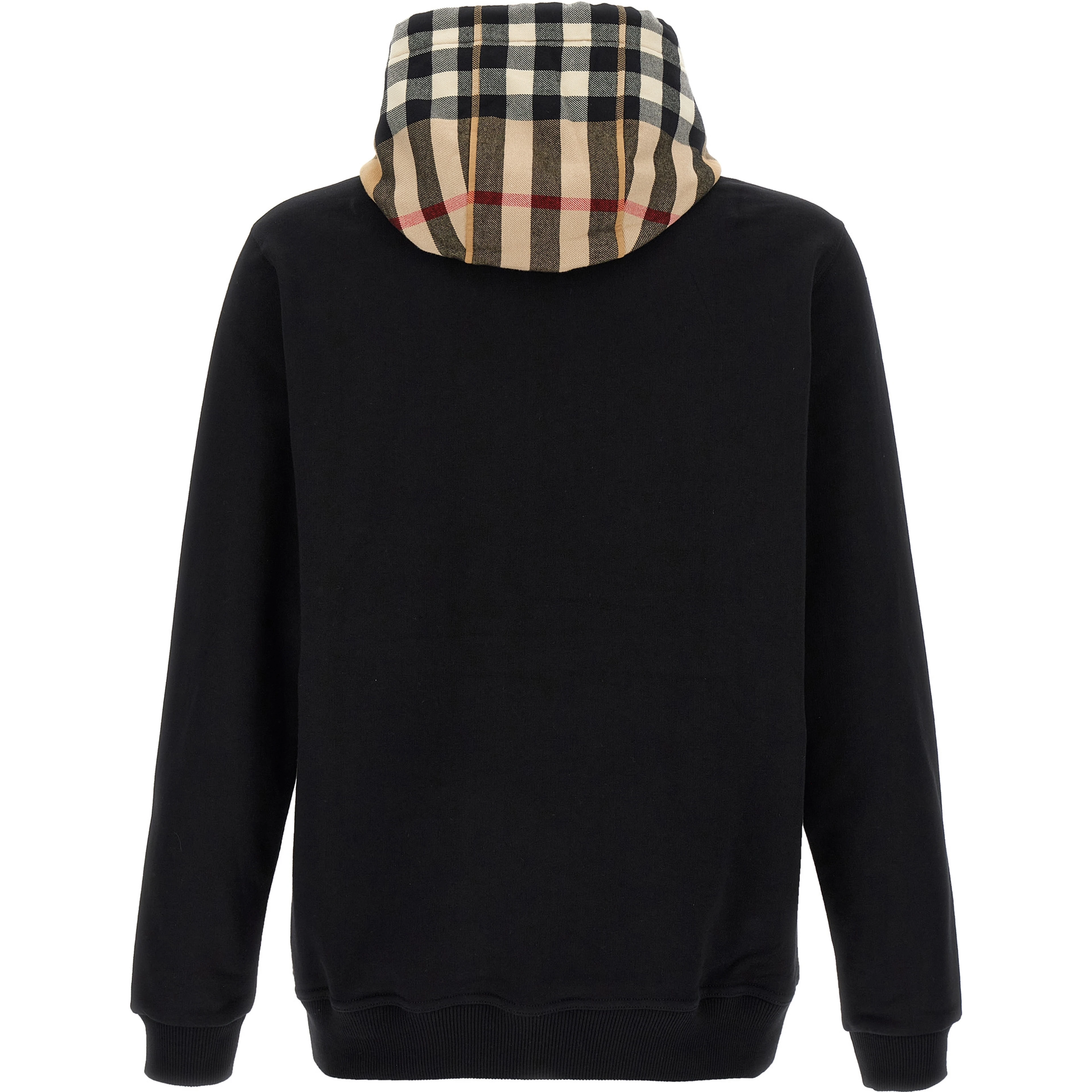 Black Cotton Sweatshirt