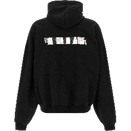 Black Cotton Sweatshirt