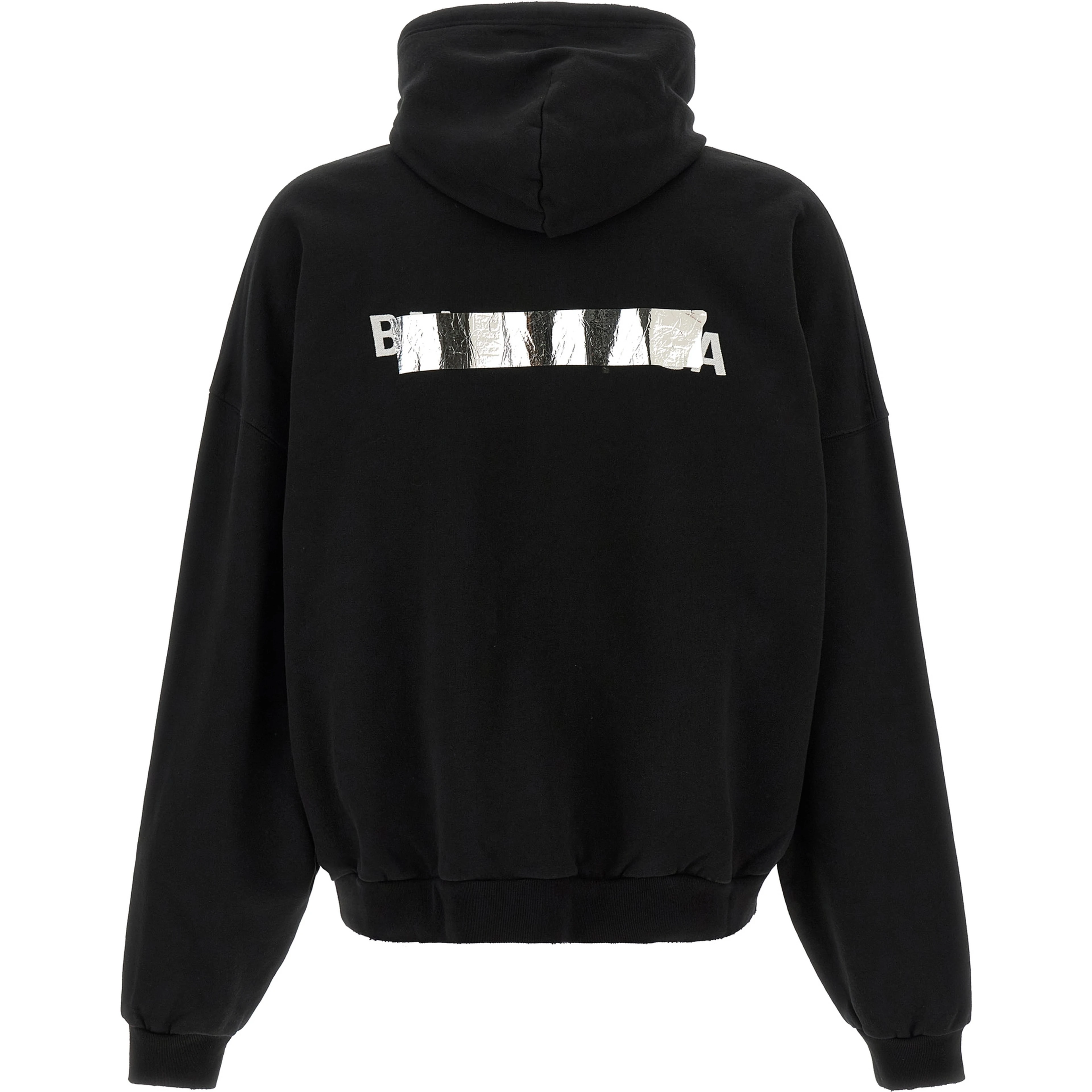 Black Cotton Sweatshirt