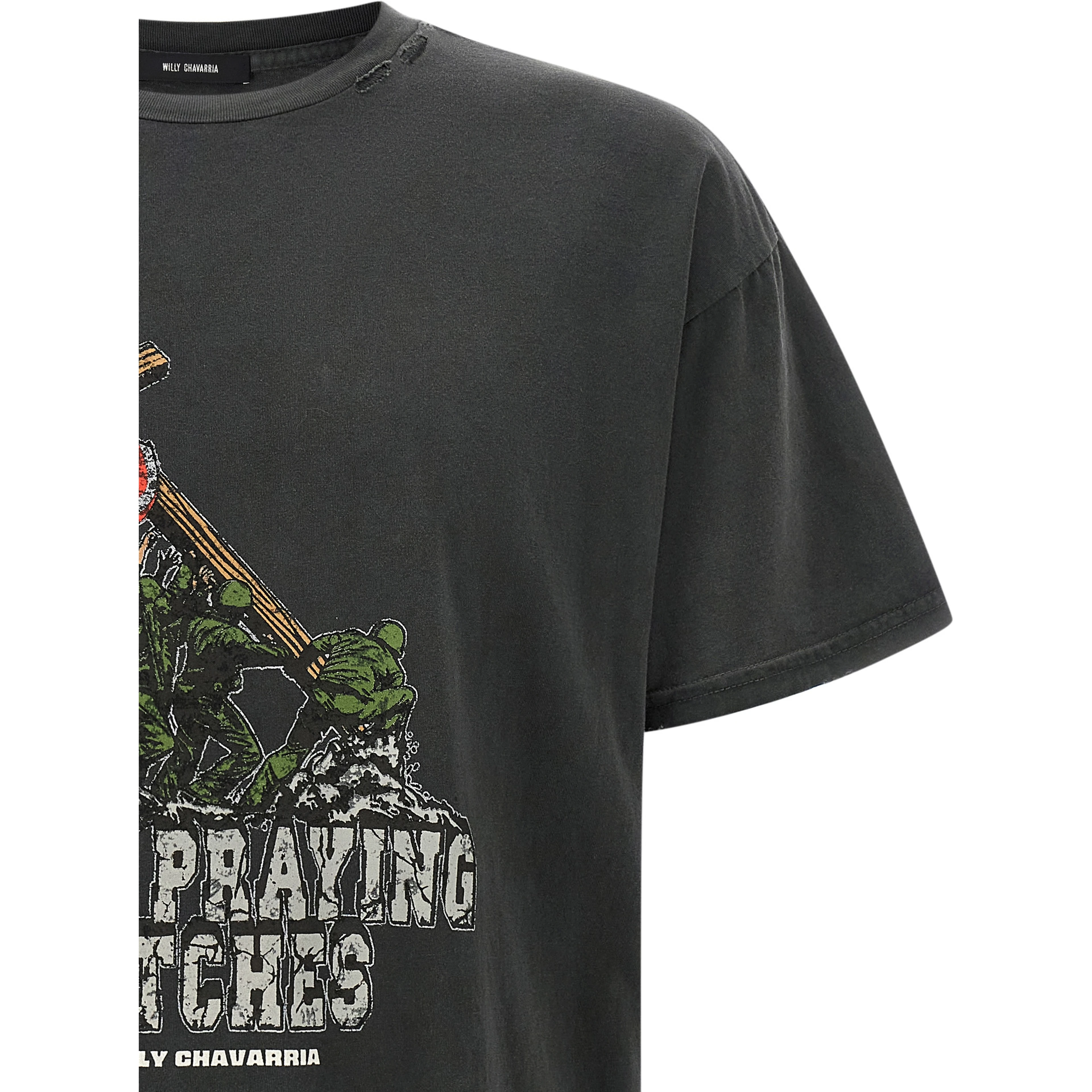 Black Cotton T-Shirt