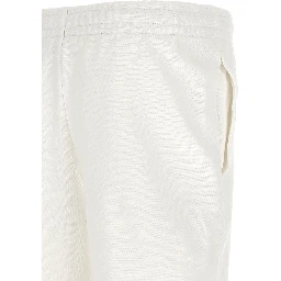 White Cotton Joggers (Workout Pants)