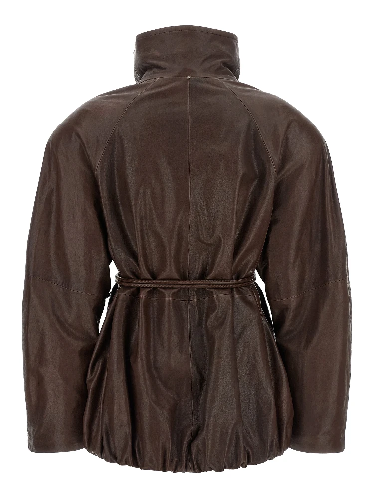 Brown Lamb Leather Leather Jacket alternative