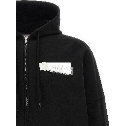 Black Cotton Sweatshirt