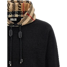 Black Cotton Sweatshirt
