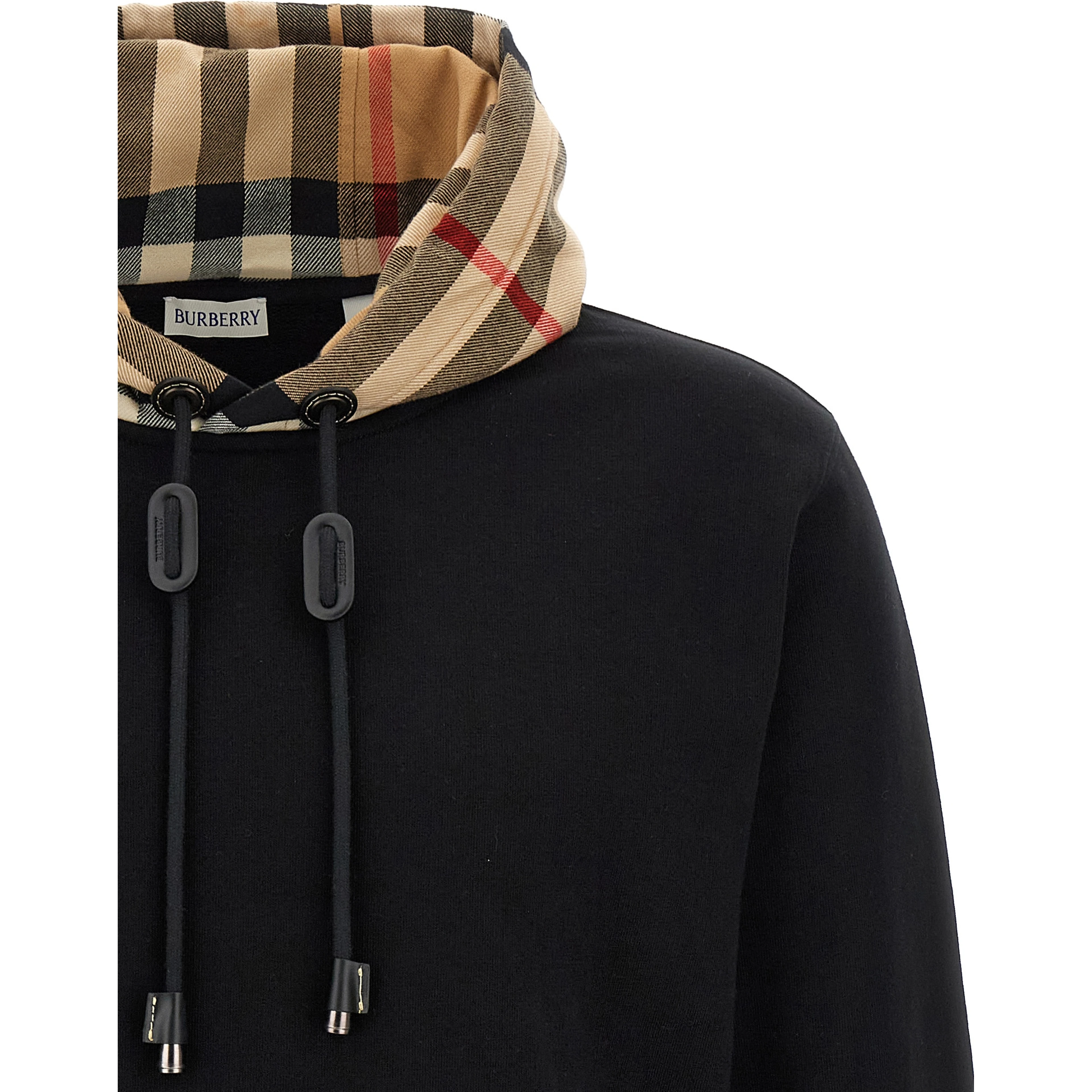 Black Cotton Sweatshirt
